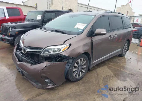 2018 Toyota Sienna Limited Premium 7 Passenger from USA, damaged, VIN 5TDYZ3DCXJS962853